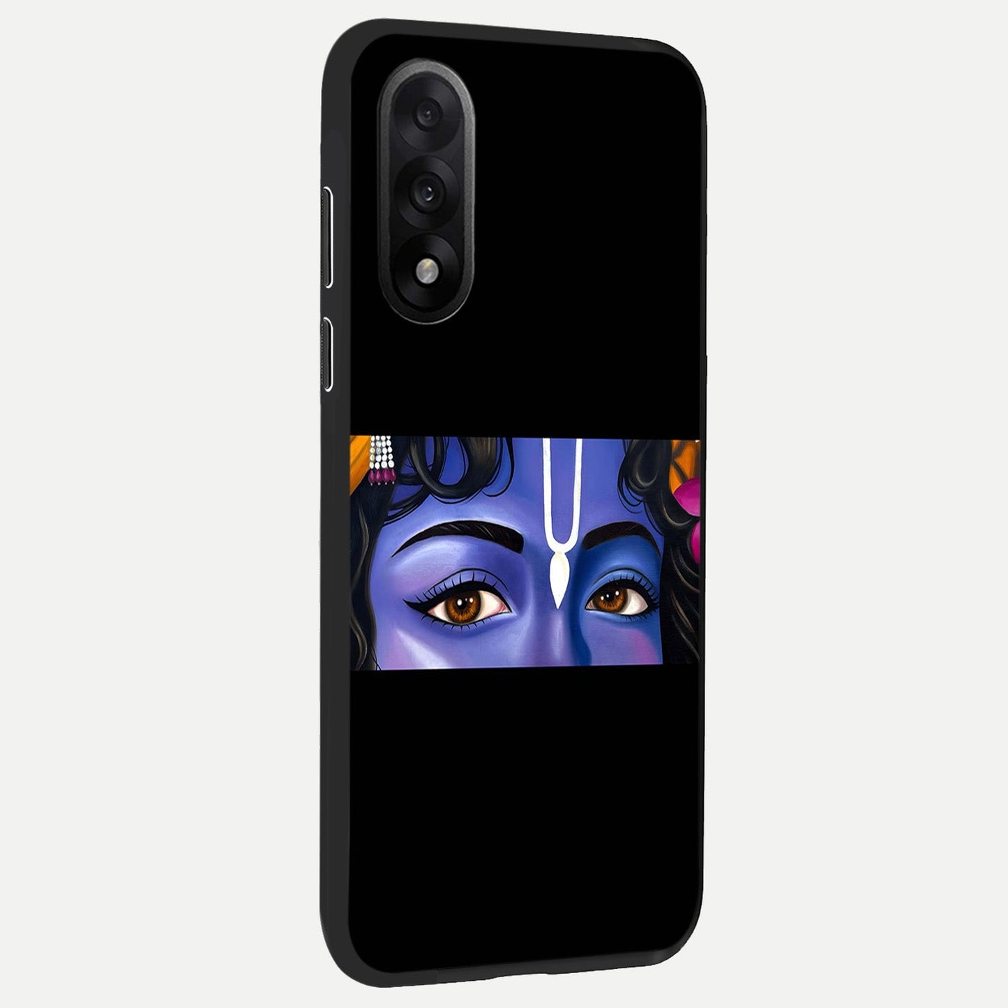  Krishna Eye back cover For Oneplus Nord 5 slim fit glass case with vibrant aesthetic design