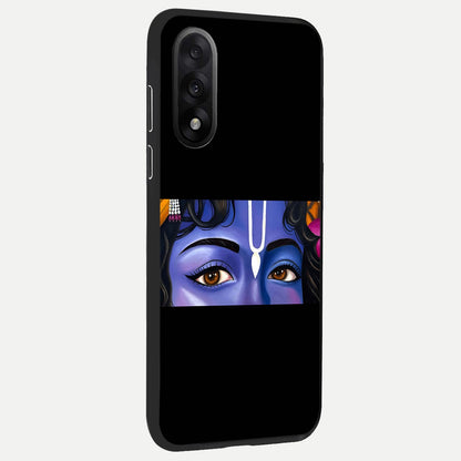  Krishna Eye back cover For Oneplus Nord 5 slim fit glass case with vibrant aesthetic design