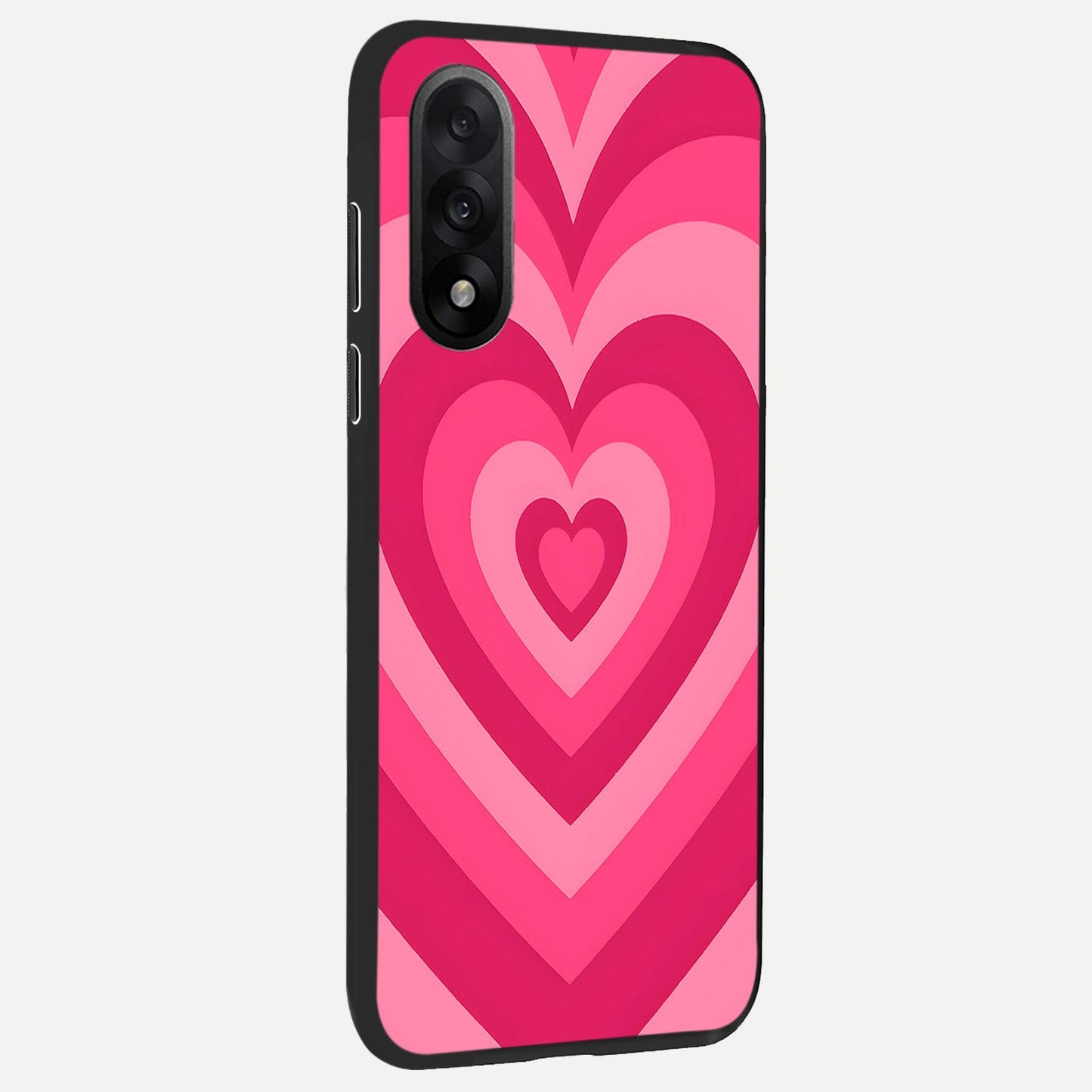  Layered Love Hearts back cover For Oneplus Nord 5 slim fit glass case with vibrant aesthetic design