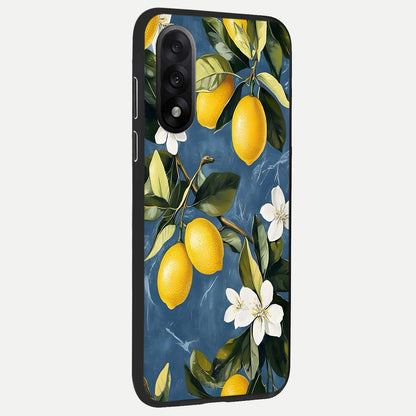  Lemon Dream Garden back cover For Oneplus Nord 5 slim fit glass case with vibrant aesthetic design