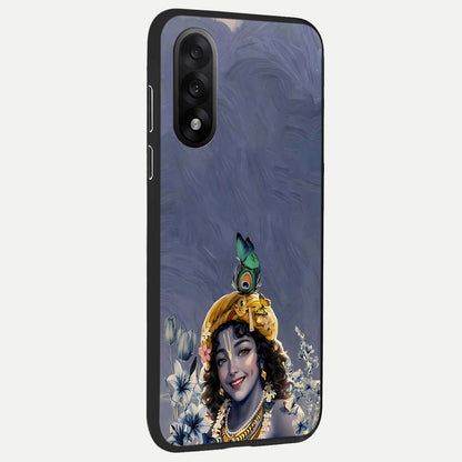  Lord Krishna back cover For Oneplus Nord 5 slim fit glass case with vibrant aesthetic design