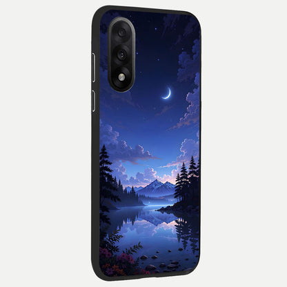  Midnight Lake Peace back cover For Oneplus Nord 5 slim fit glass case with vibrant aesthetic design