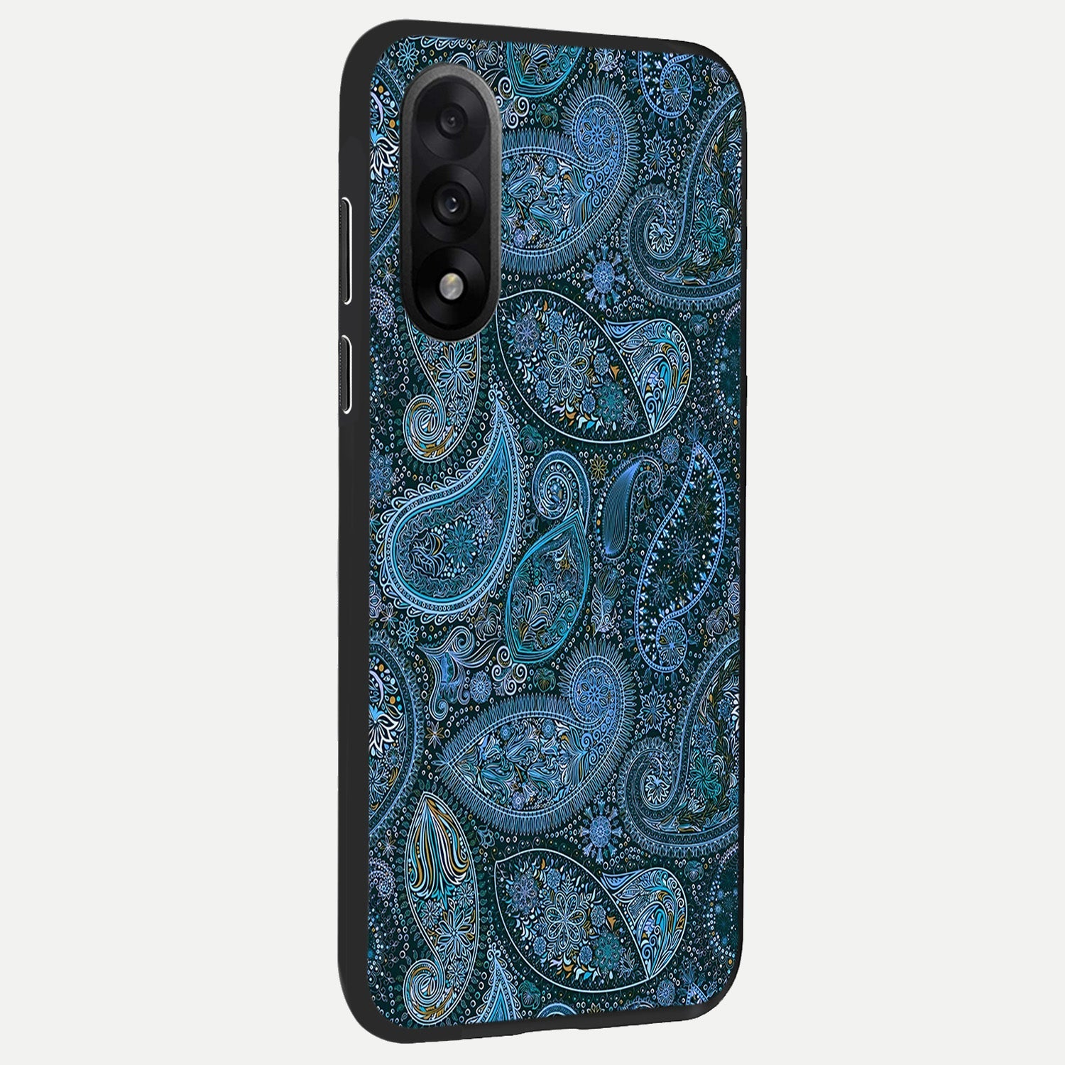  Midnight Paisley Glow back cover For Oneplus Nord 5 slim fit glass case with vibrant aesthetic design