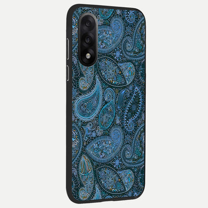  Midnight Paisley Glow back cover For Oneplus Nord 5 slim fit glass case with vibrant aesthetic design