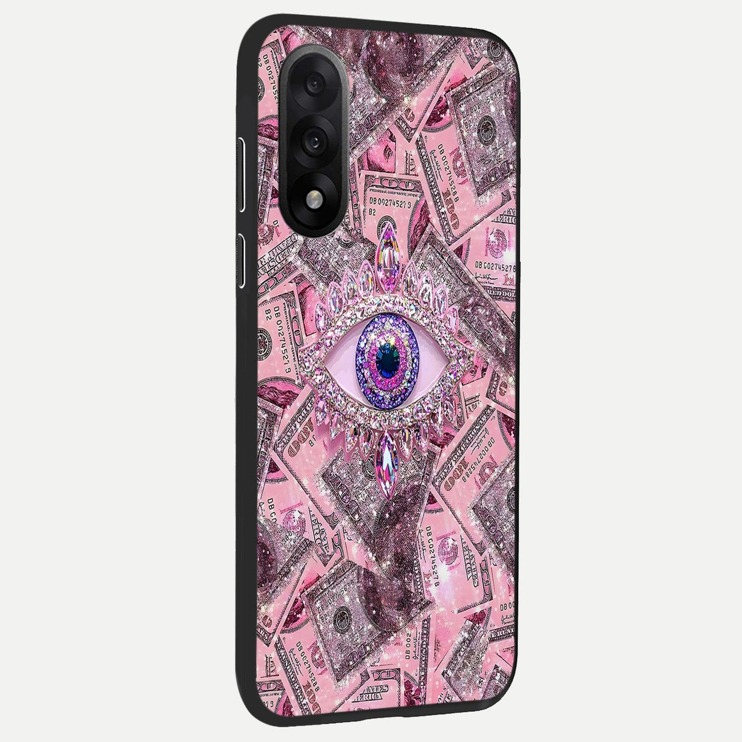  Money Eye Luxe back cover For Oneplus Nord 5 slim fit glass case with vibrant aesthetic design