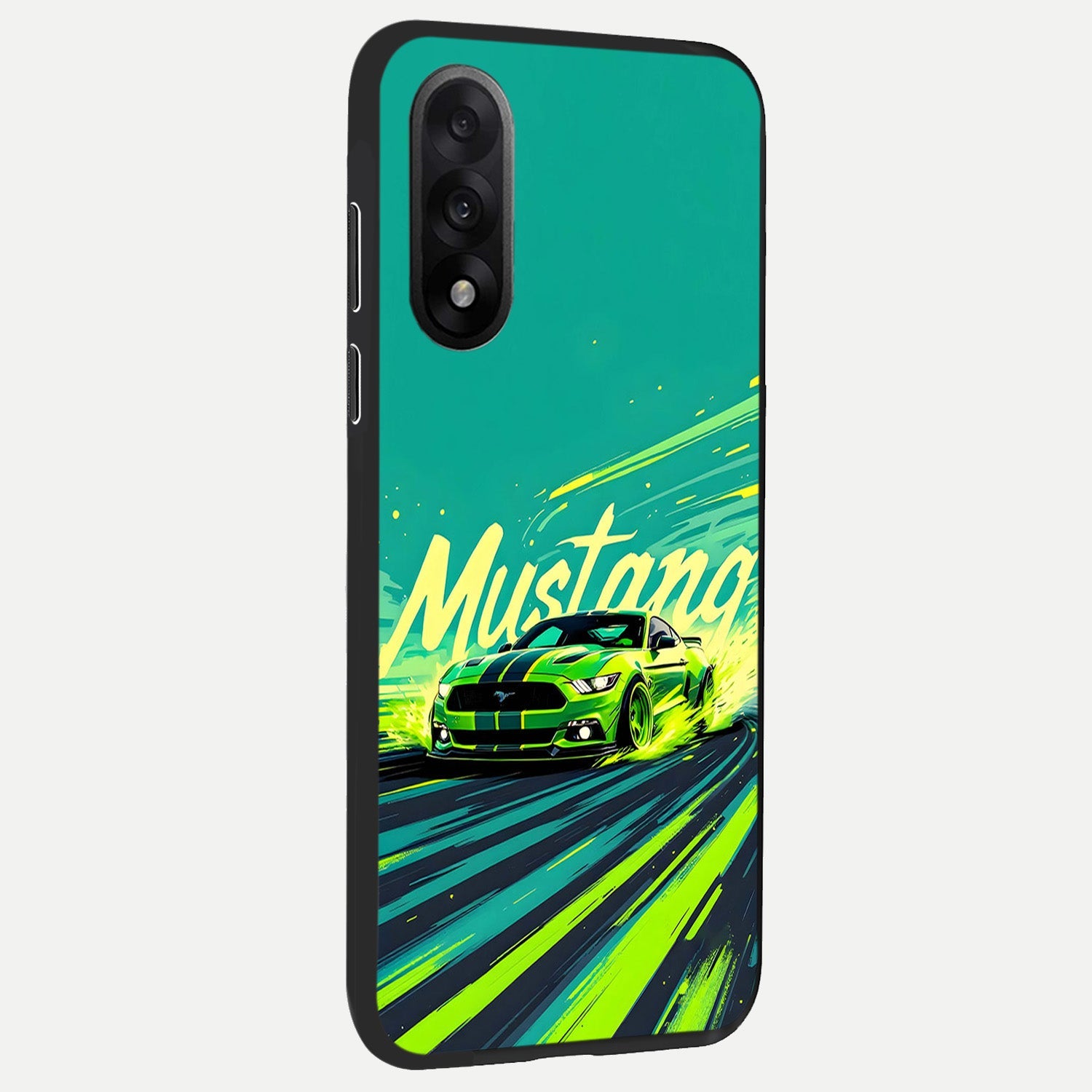  Mustang Bang back cover For Oneplus Nord 5 slim fit glass case with vibrant aesthetic design