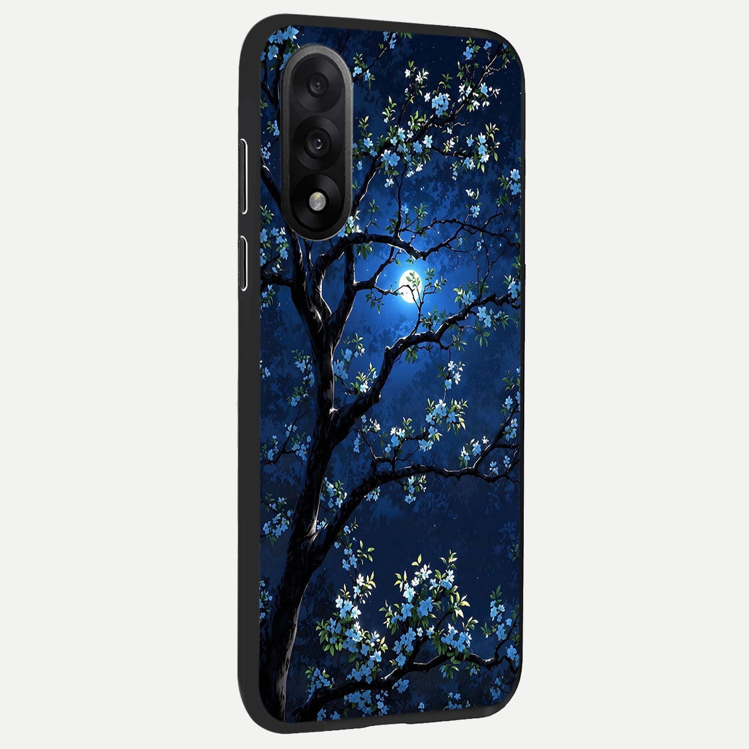  Mystic Floral Night back cover For Oneplus Nord 5 slim fit glass case with vibrant aesthetic design