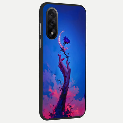  Mystic Hand back cover For Oneplus Nord 5 slim fit glass case with vibrant aesthetic design