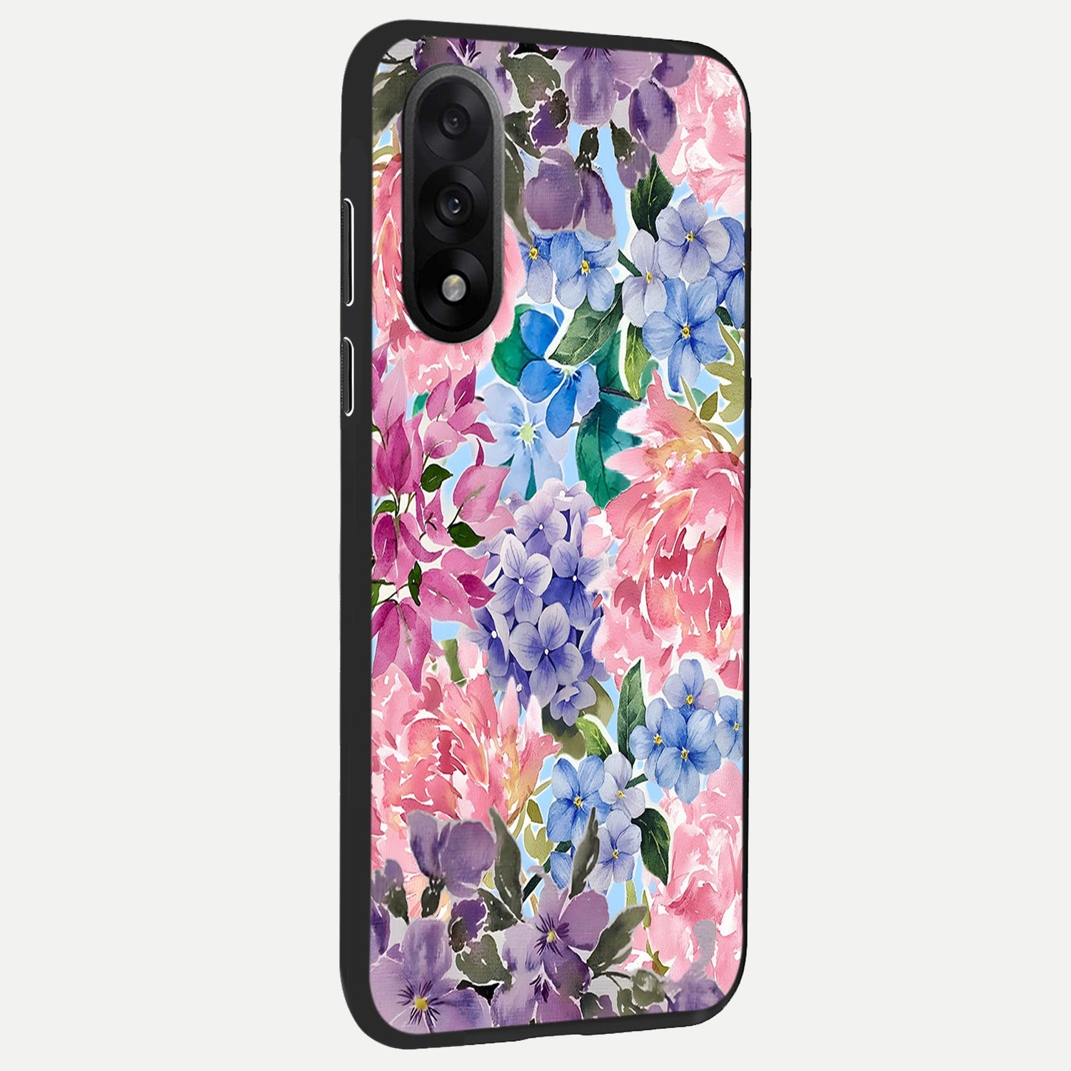  Pastel Floral Mix back cover For Oneplus Nord 5 slim fit glass case with vibrant aesthetic design