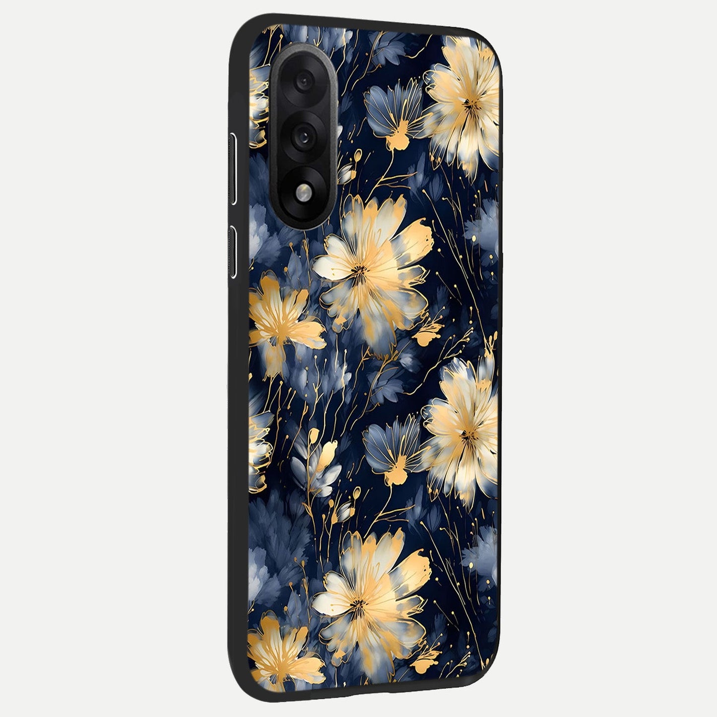 Royal Petal Dream back cover For Oneplus Nord 5 slim fit glass case with vibrant aesthetic design