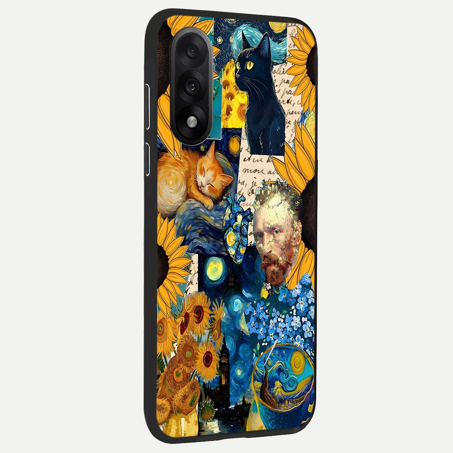  Sunflower Chic Mood Custom Name back cover For Oneplus Nord 5 slim fit glass case with vibrant aesthetic design