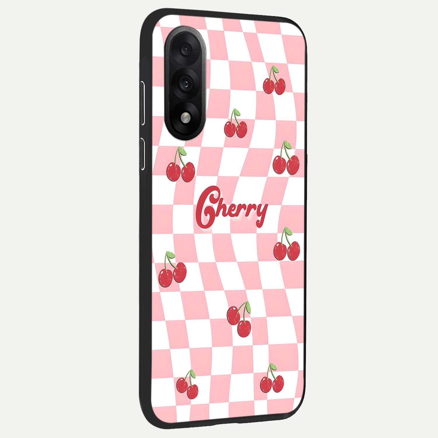  Sweet Cherry Vibes back cover For Oneplus Nord 5 slim fit glass case with vibrant aesthetic design