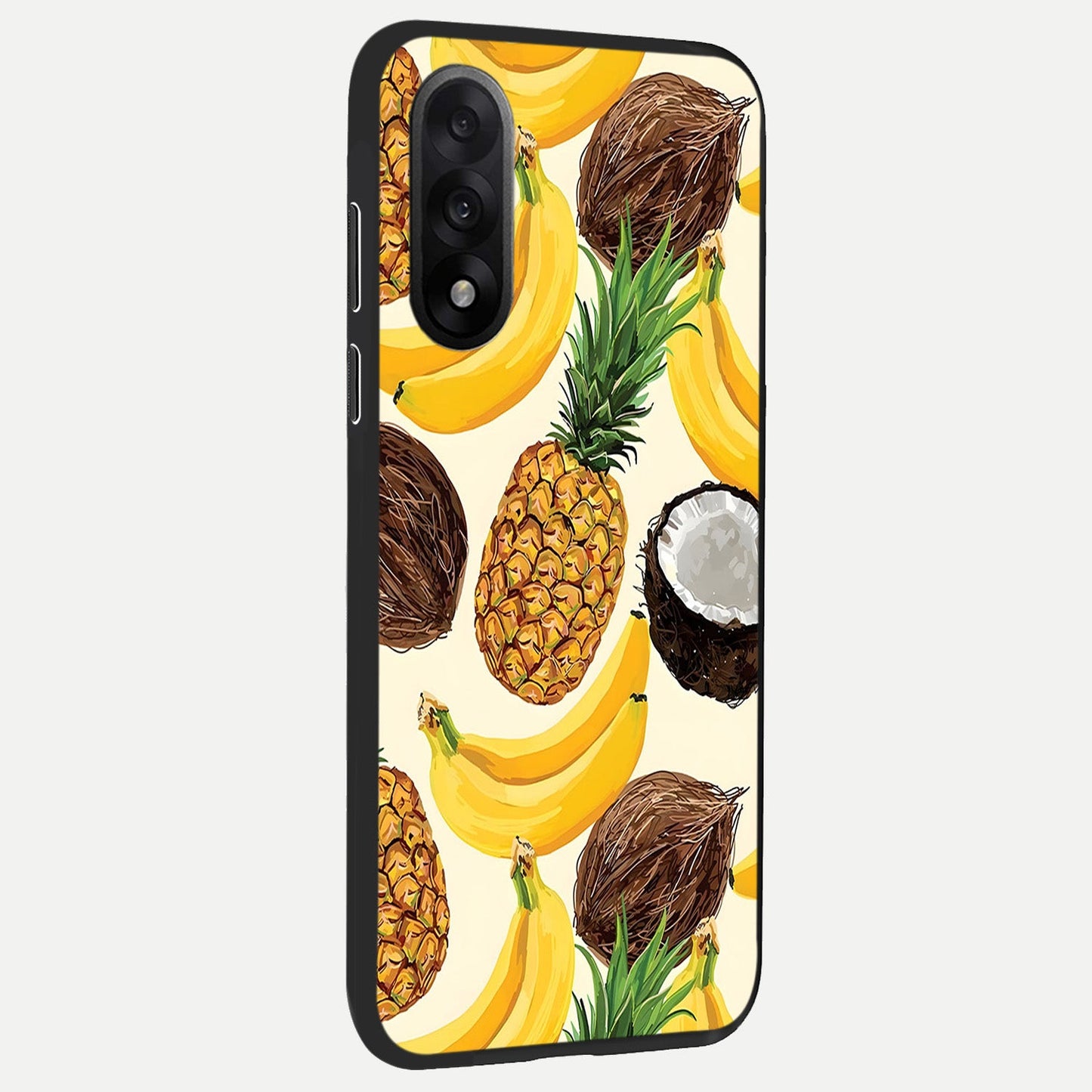  Tropical Fruit Mood back cover For Oneplus Nord 5 slim fit glass case with vibrant aesthetic design