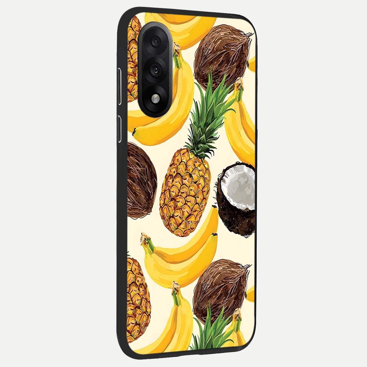  Tropical Fruit Mood back cover For Oneplus Nord 5 slim fit glass case with vibrant aesthetic design