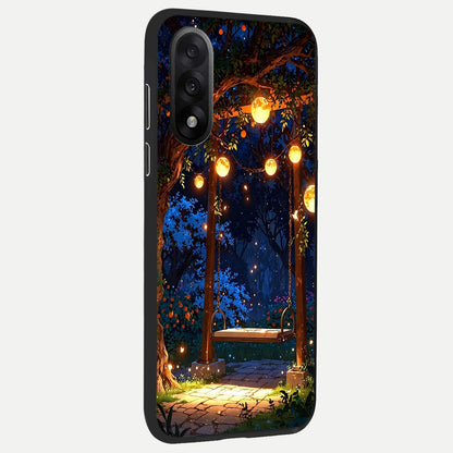  Twilight Garden Swing back cover For Oneplus Nord 5 slim fit glass case with vibrant aesthetic design