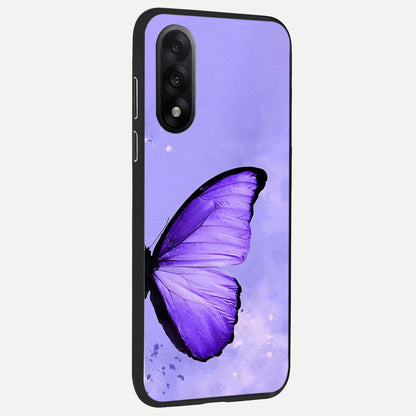  Violet Dream Wing back cover For Oneplus Nord 5 slim fit glass case with vibrant aesthetic design