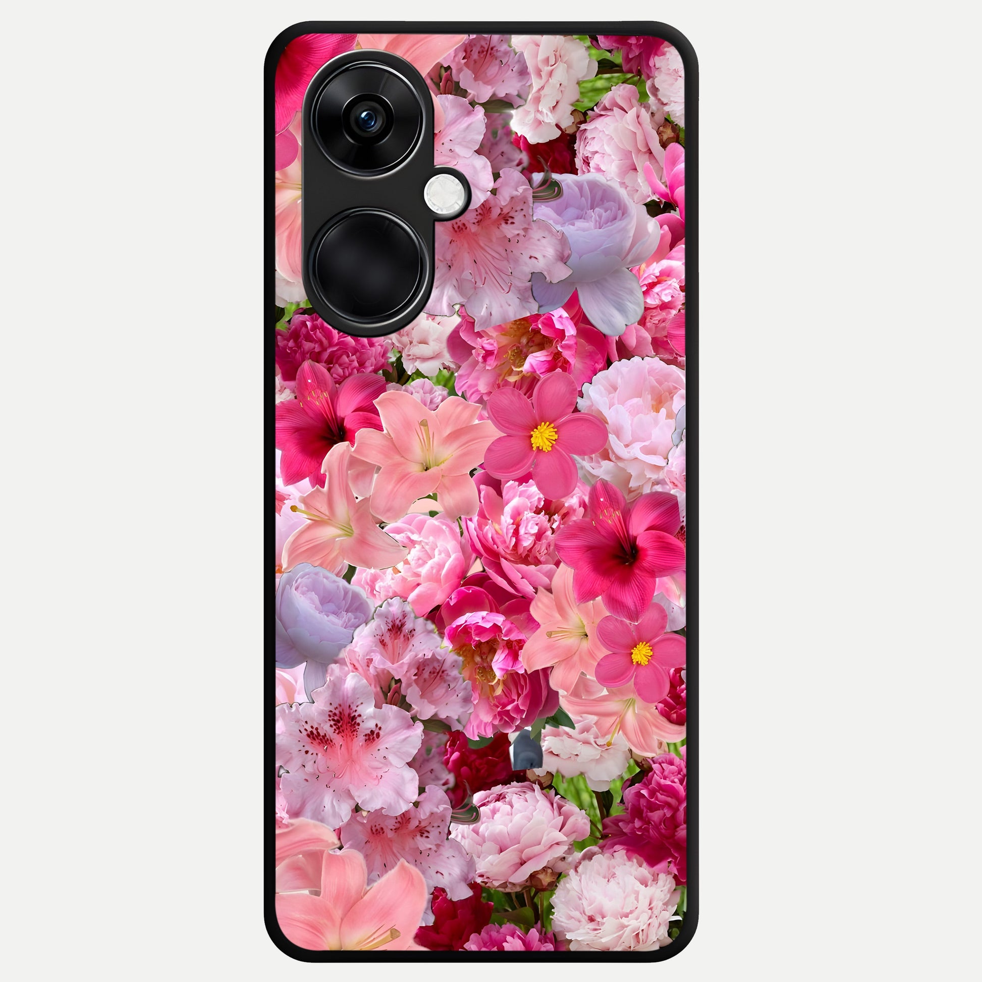  Bloom Crush Fantasy Glass Case For Oneplus Nord CE3 back cover – full design glossy printed glass finish