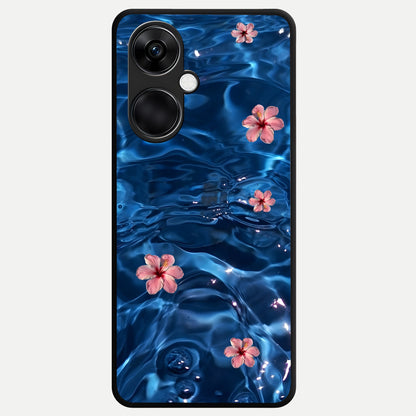  Bloom Thread Art Glass Case For Oneplus Nord CE3 back cover – full design glossy printed glass finish