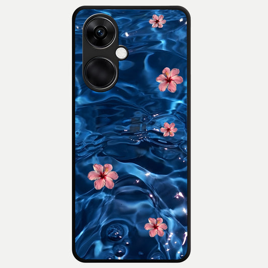  Bloom Thread Art Glass Case For Oneplus Nord CE3 back cover – full design glossy printed glass finish