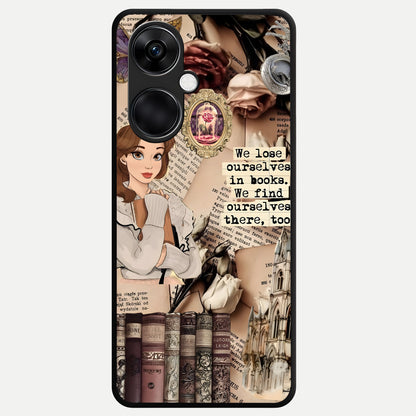  Bookish Dream World Glass Case For Oneplus Nord CE3 back cover – full design glossy printed glass finish