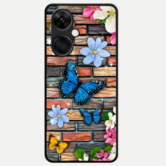  Brick Bloom Flight Glass Case For Oneplus Nord CE3 back cover – full design glossy printed glass finish
