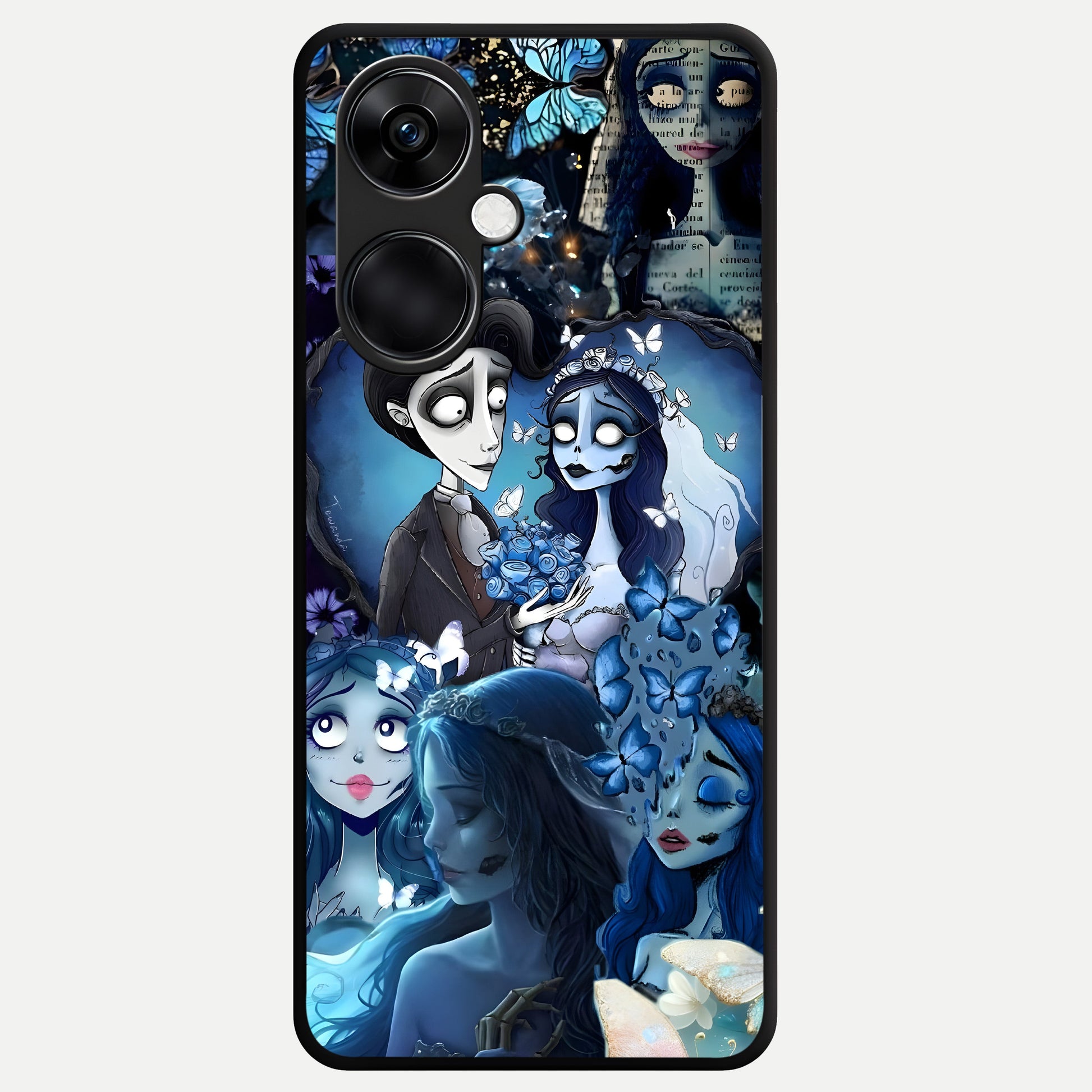  Butterfly Ghost Soul Glass Case For Oneplus Nord CE3 back cover – full design glossy printed glass finish