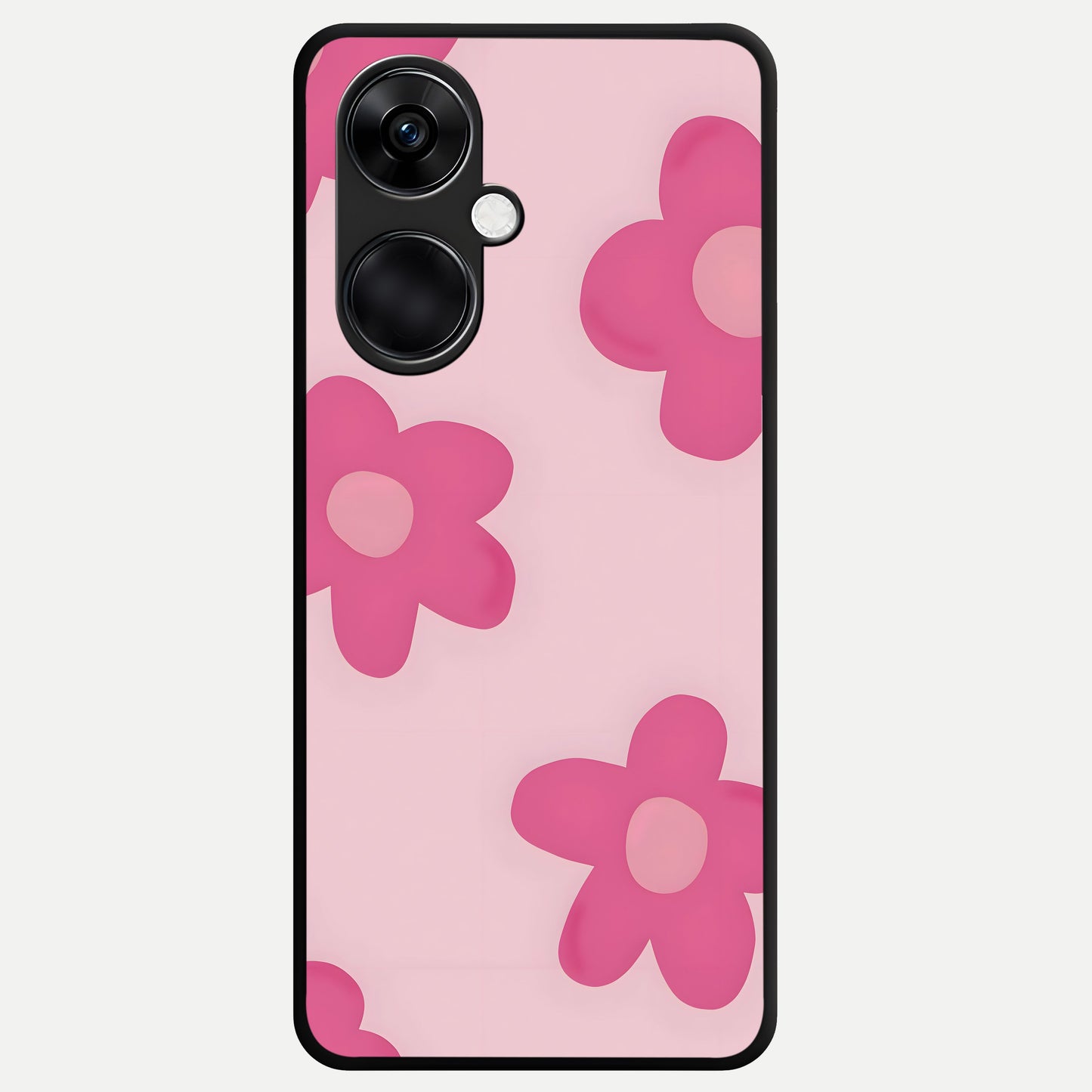  Candy Bloom Dreams Glass Case For Oneplus Nord CE3 back cover – full design glossy printed glass finish