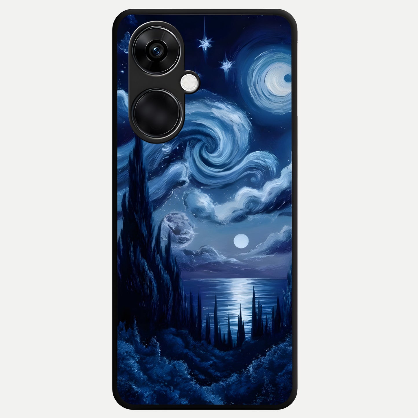  Celestial Dream Van Gogh Glass Case For Oneplus Nord CE3 back cover – full design glossy printed glass finish