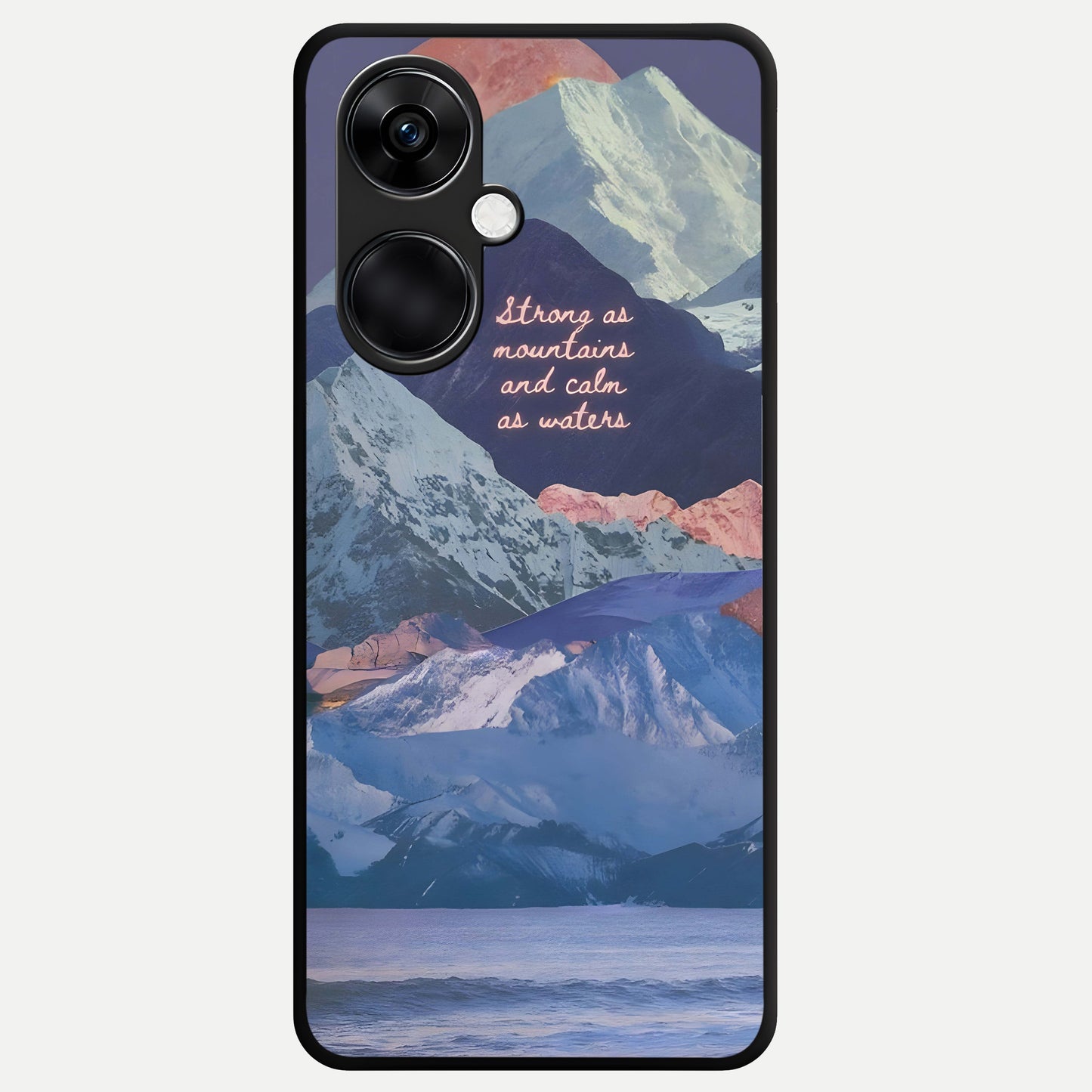  Celestial Mountain Calm Glass Case For Oneplus Nord CE3 back cover – full design glossy printed glass finish