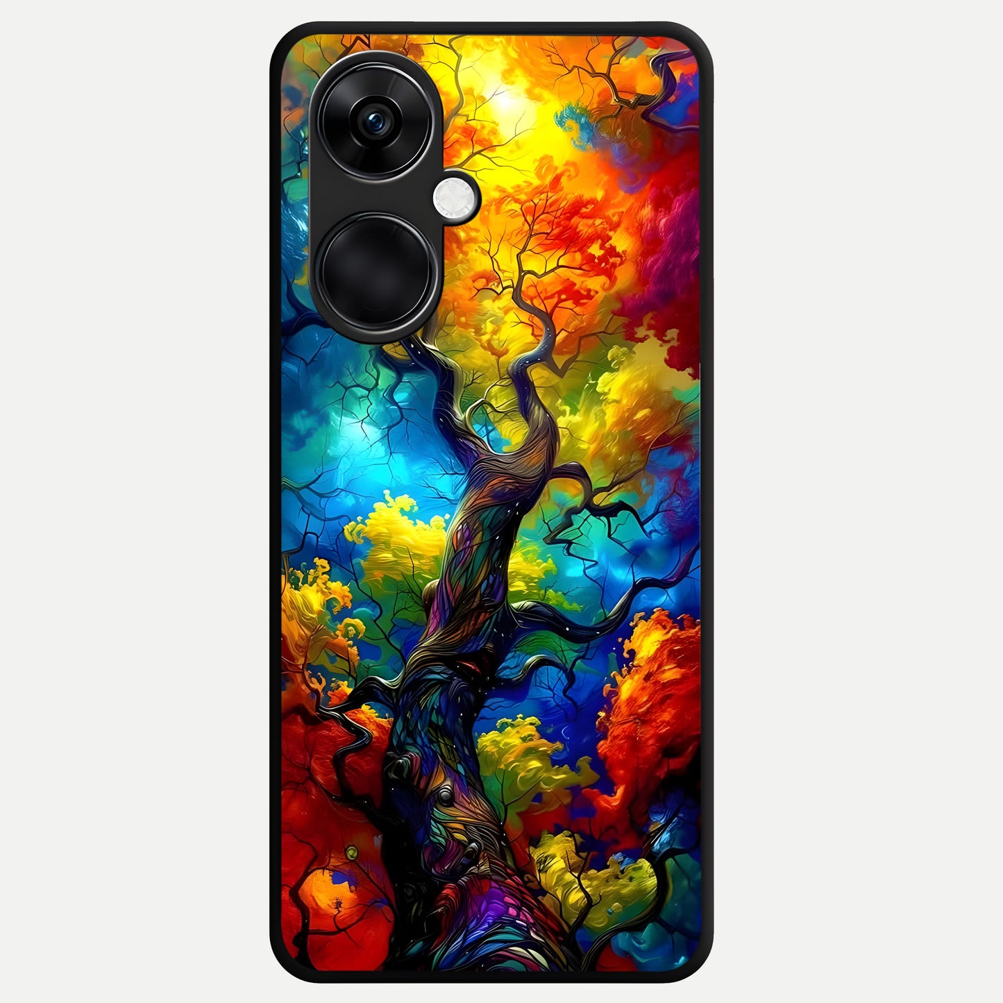  Colorful Soda Bottles Glass Case For Oneplus Nord CE3 back cover – full design glossy printed glass finish