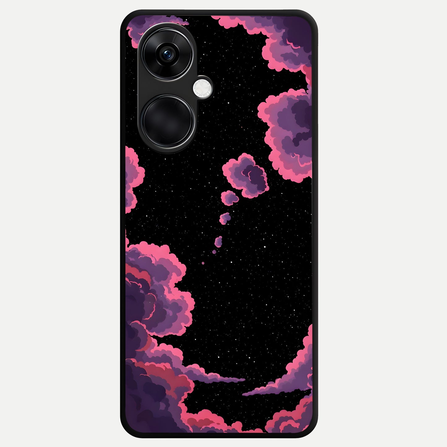  Cosmic Cloud Journey Glass Case For Oneplus Nord CE3 back cover – full design glossy printed glass finish