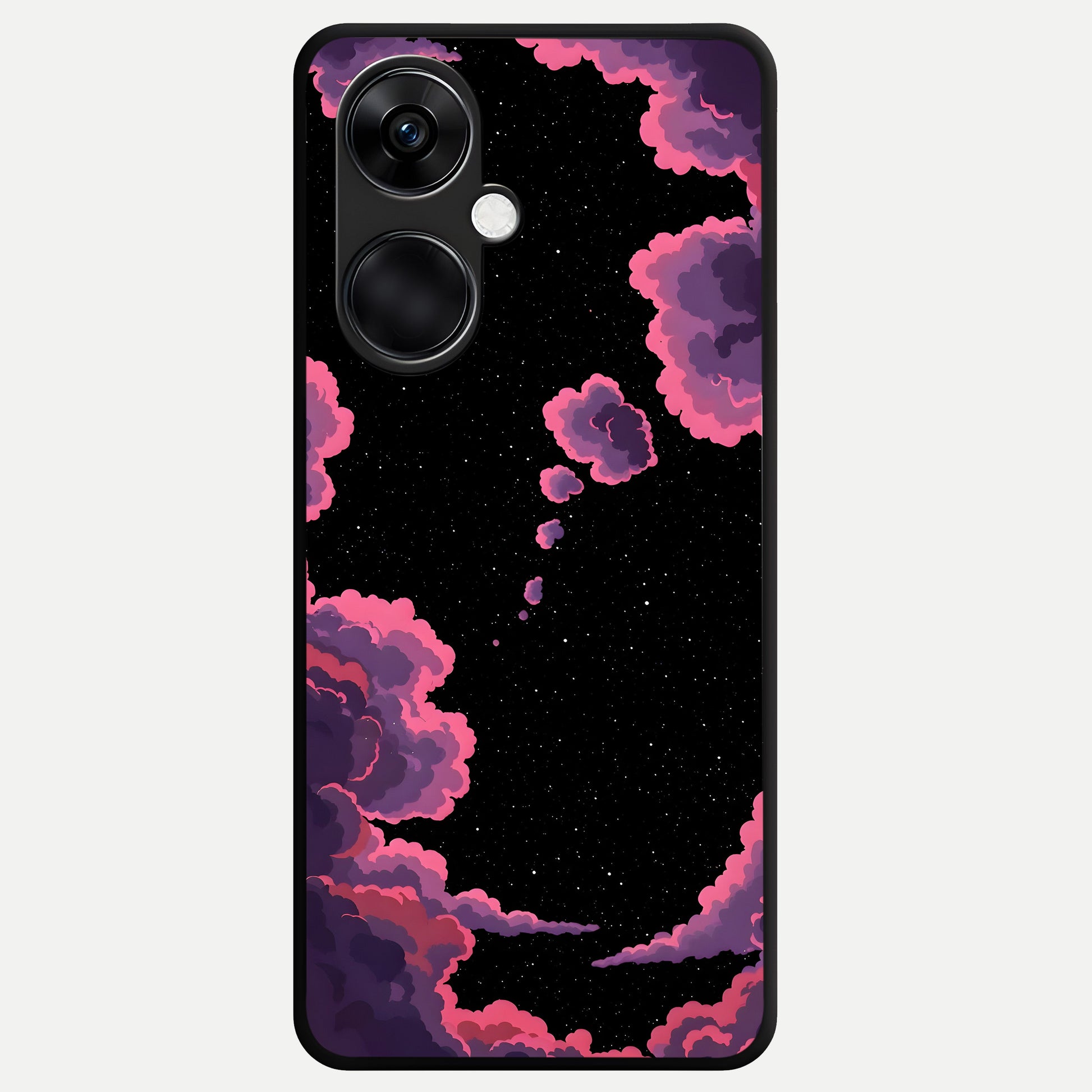  Cosmic Cloud Journey Glass Case For Oneplus Nord CE3 back cover – full design glossy printed glass finish
