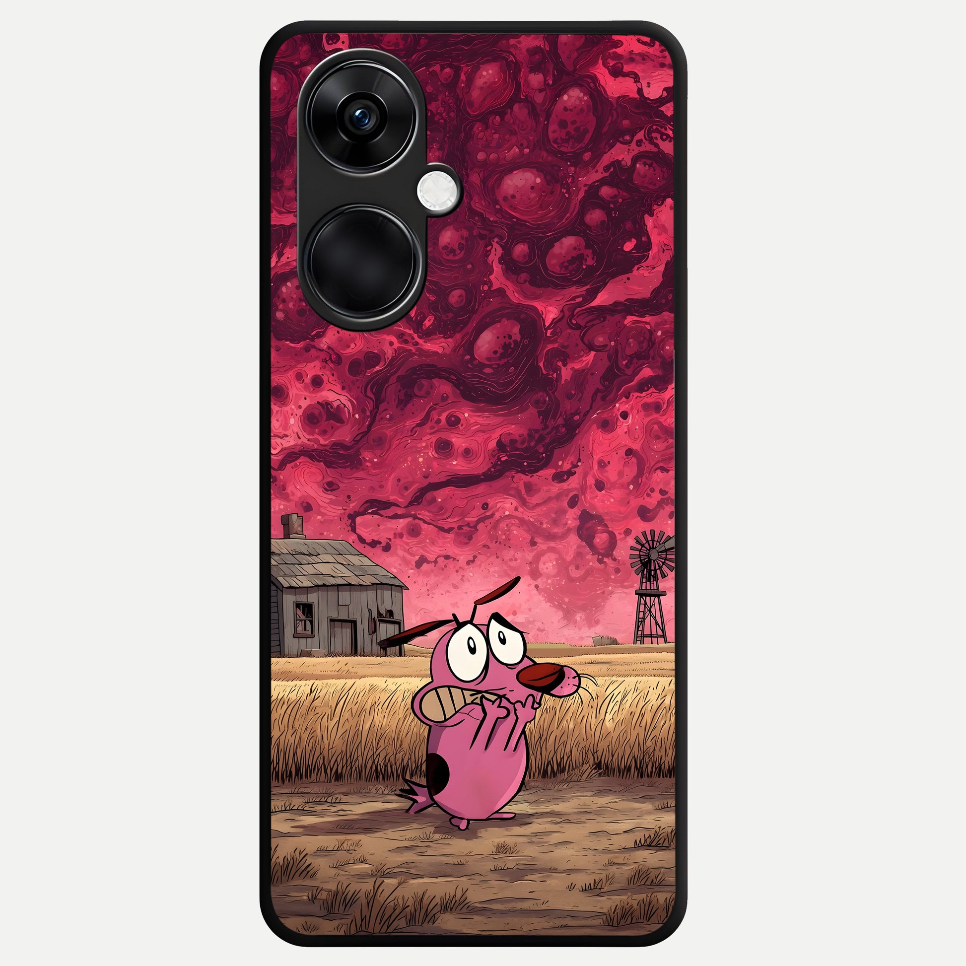  Courage Under Sky Glass Case For Oneplus Nord CE3 back cover – full design glossy printed glass finish