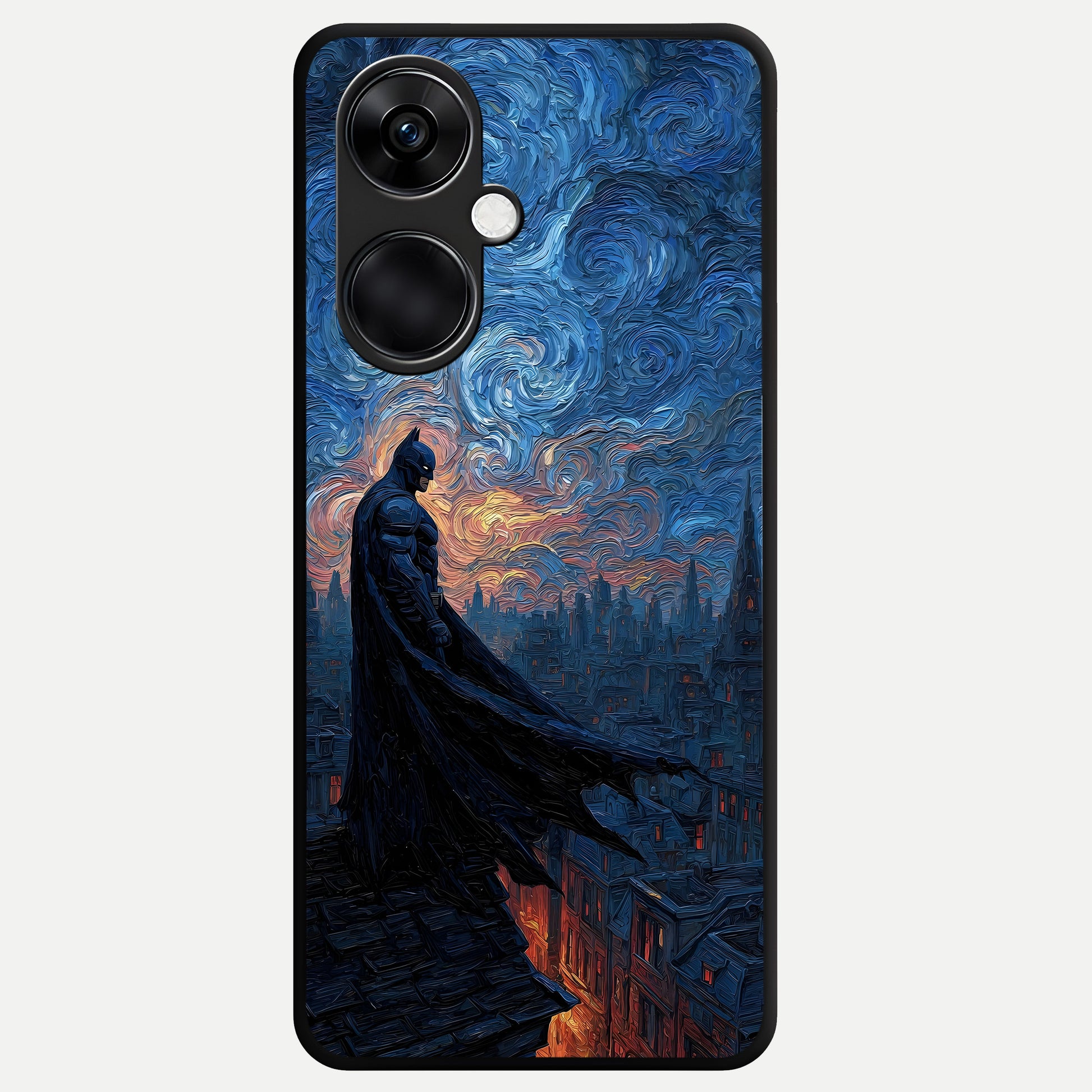  Dark Knight Dusk Glass Case For Oneplus Nord CE3 back cover – full design glossy printed glass finish
