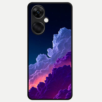  Dreamy Cloud Skies Glass Case For Oneplus Nord CE3 back cover – full design glossy printed glass finish