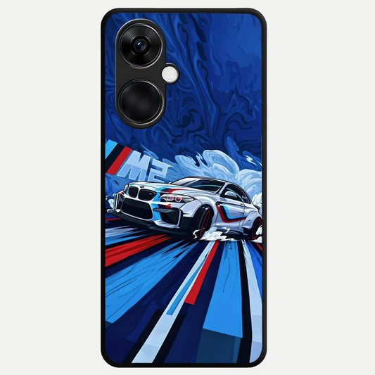  Drift Power Rush Glass Case For Oneplus Nord CE3 back cover – full design glossy printed glass finish