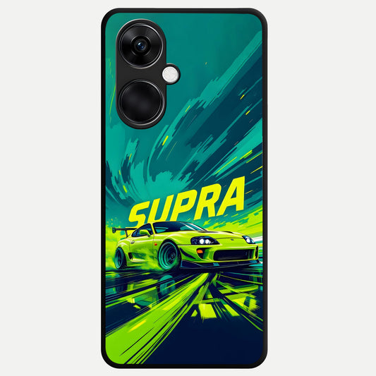  Electric Supra Thunder Glass Case For Oneplus Nord CE3 back cover – full design glossy printed glass finish