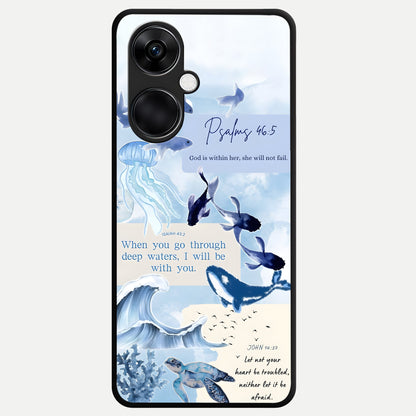  Faithful Ocean Promise Glass Case For Oneplus Nord CE3 back cover – full design glossy printed glass finish