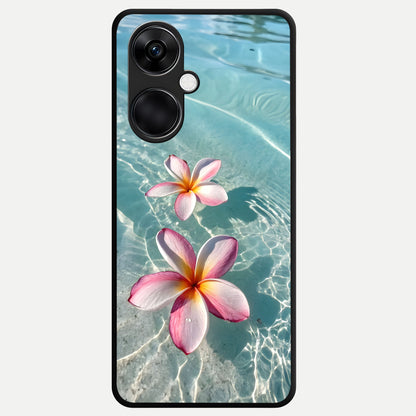  Floating Bloom Bliss Glass Case For Oneplus Nord CE3 back cover – full design glossy printed glass finish