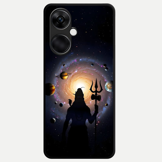  Galactic Shiva Vision Glass Case For Oneplus Nord CE3 back cover – full design glossy printed glass finish