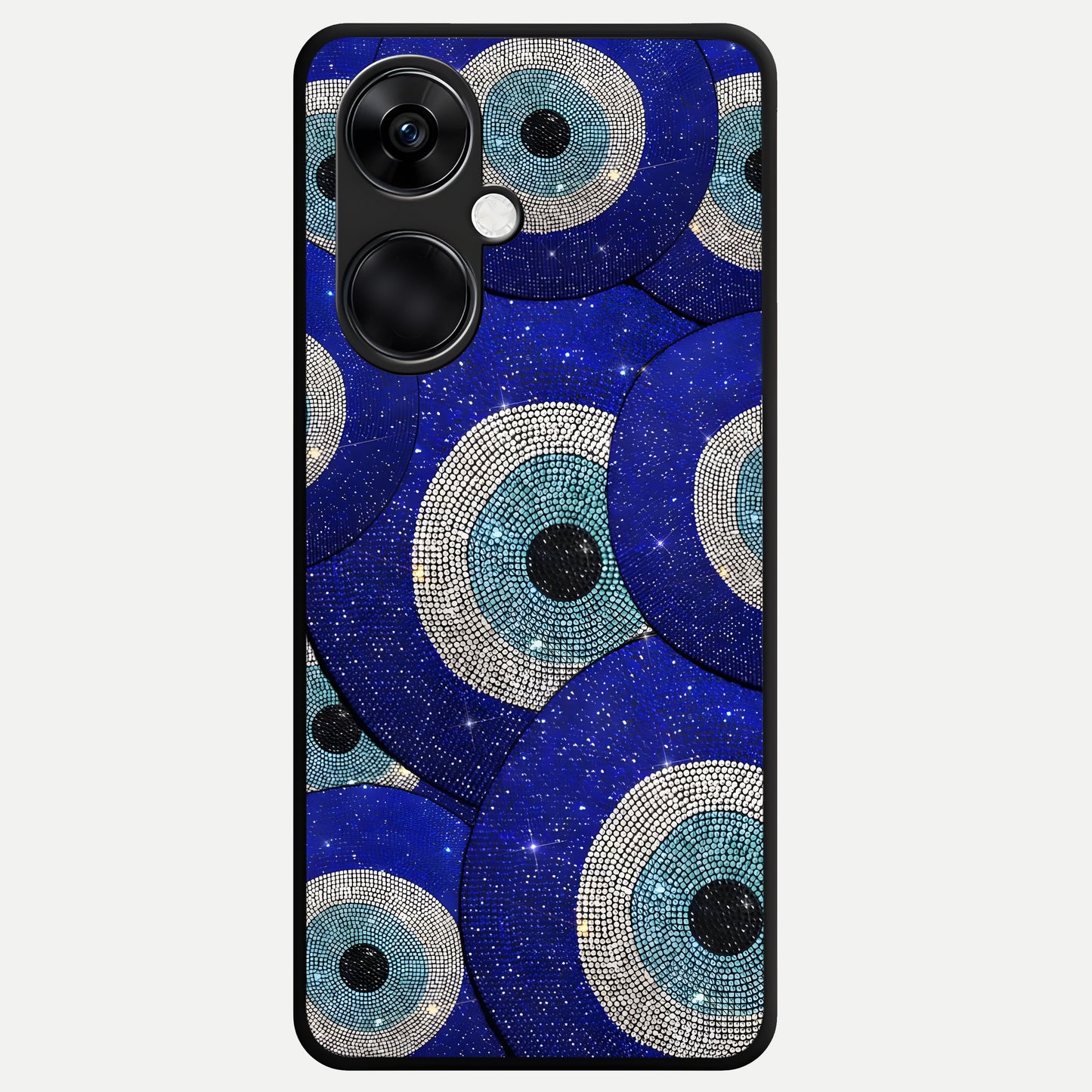  Galaxy Eye Flow Glass Case For Oneplus Nord CE3 back cover – full design glossy printed glass finish