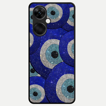  Galaxy Eye Flow Glass Case For Oneplus Nord CE3 back cover – full design glossy printed glass finish
