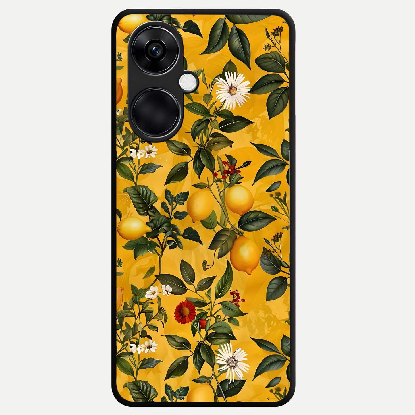  Golden Lemon Field Glass Case For Oneplus Nord CE3 back cover – full design glossy printed glass finish