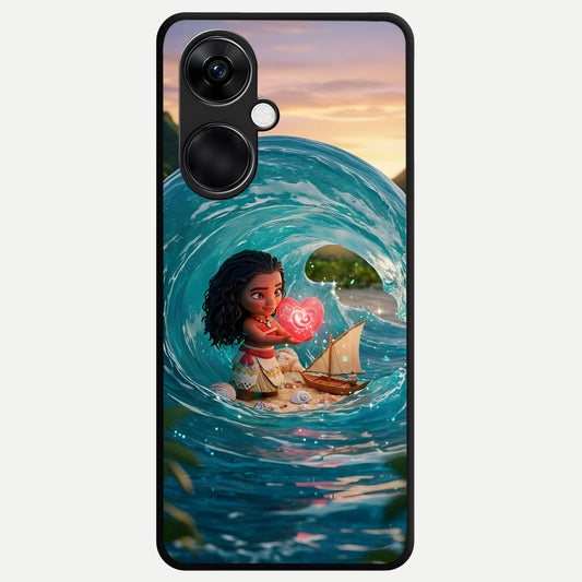  Heart of Ocean Glass Case For Oneplus Nord CE3 back cover – full design glossy printed glass finish