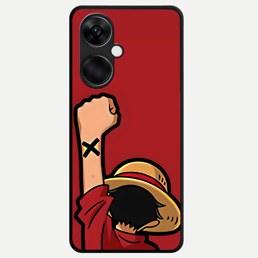 Luffy X Spirit Glass Case For Oneplus Nord CE3 back cover – full design glossy printed glass finish