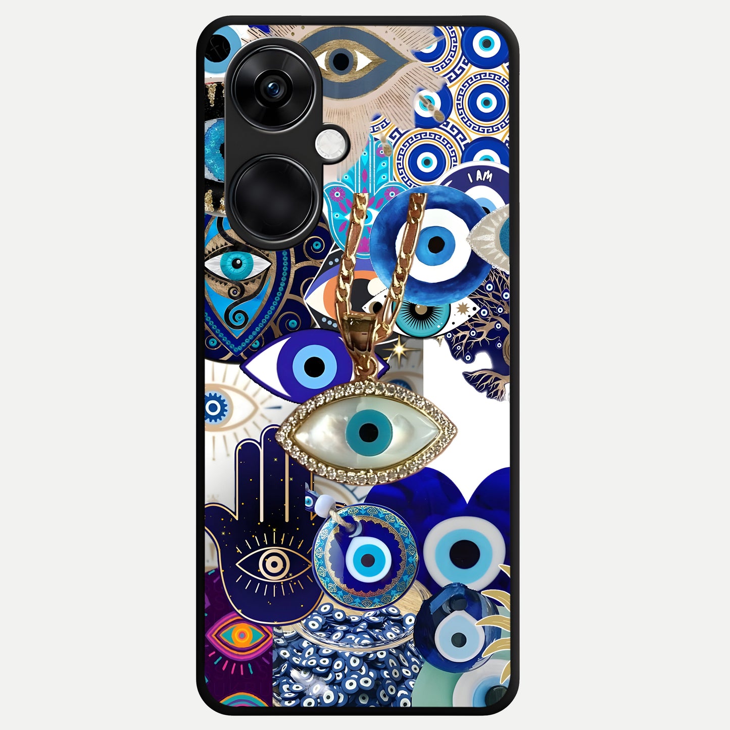  Mystic Charm Eye Glass Case For Oneplus Nord CE3 back cover – full design glossy printed glass finish