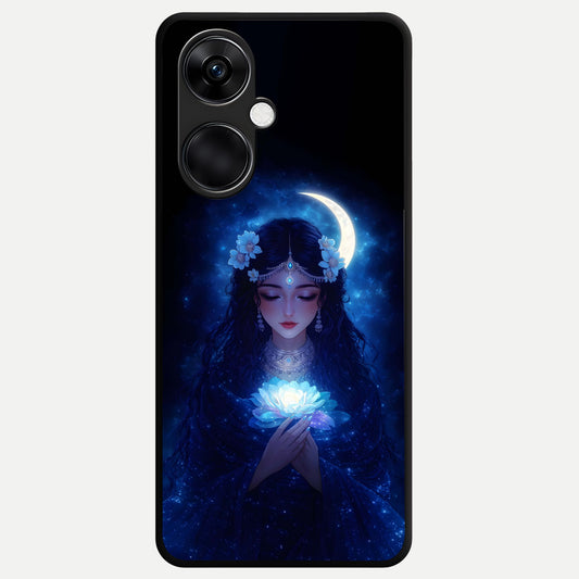 Mystic Moon Queen Glass Case For Oneplus Nord CE3 back cover – full design glossy printed glass finish