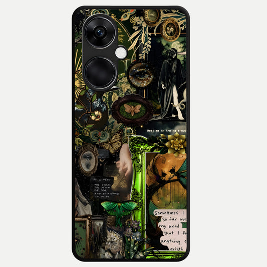  Mystic Woods Secret Glass Case For Oneplus Nord CE3 back cover – full design glossy printed glass finish