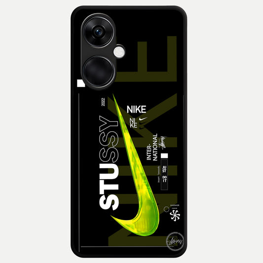  Neon Street Edition Glass Case For Oneplus Nord CE3 back cover – full design glossy printed glass finish