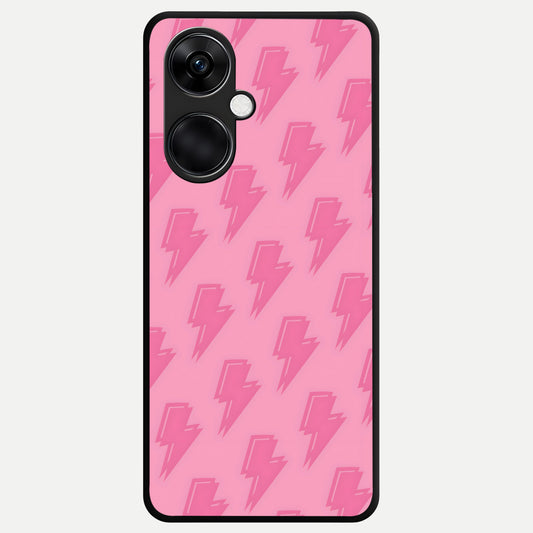  Pink Moo Magic Glass Case For Oneplus Nord CE3 back cover – full design glossy printed glass finish